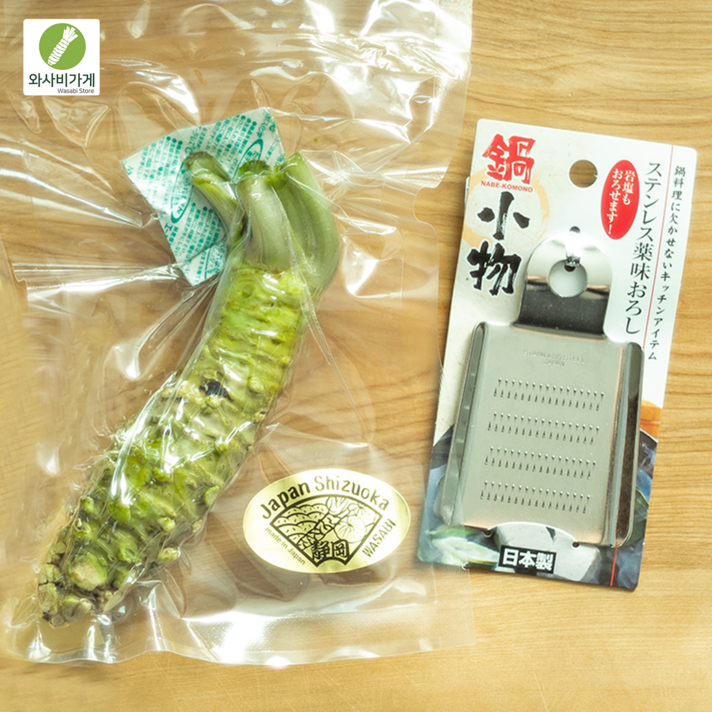 [와사비가게] 첨가물이 없는 자연그대로의 시즈오카 생와사비 100g, 60g