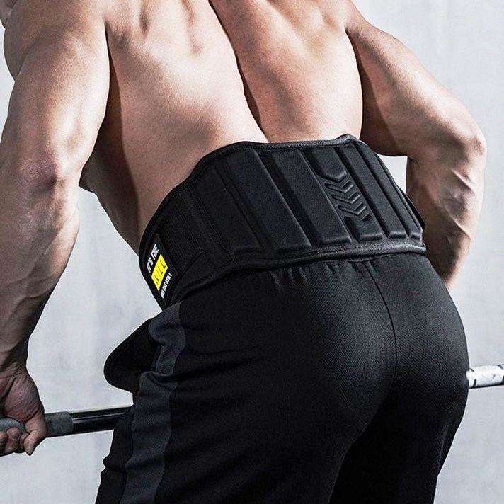 FitterGear 피트니스 벨트 리프팅벨트 웨이트벨트 헬스벨트 허리 보호 벨트, 블랙