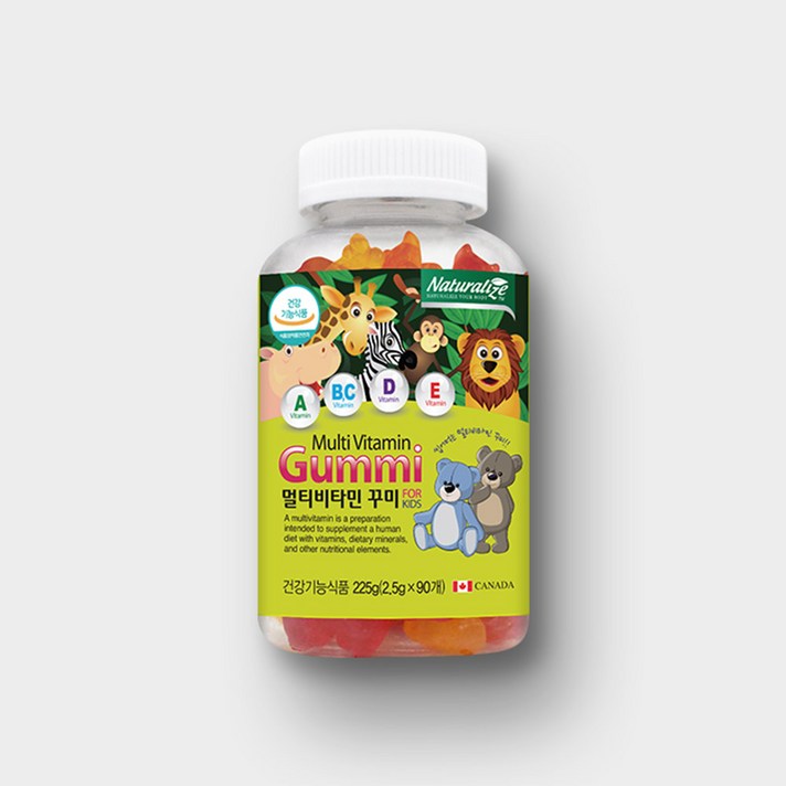 네추럴라이즈 어린이 멀티비타민 꾸미, 2개