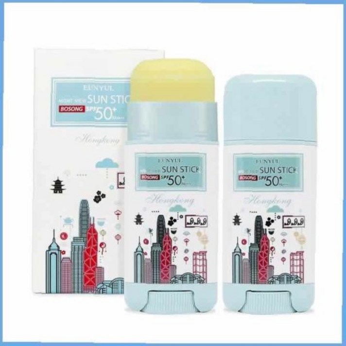 은율 나이트뷰 뽀송 선스틱 소프트 SPF50+ PA++++, 15g, 2개입