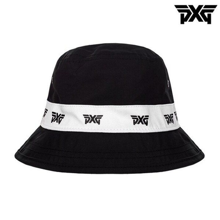PXG 로고리피트 버킷햇 골프 벙거지 모자 블랙, 2. 블랙