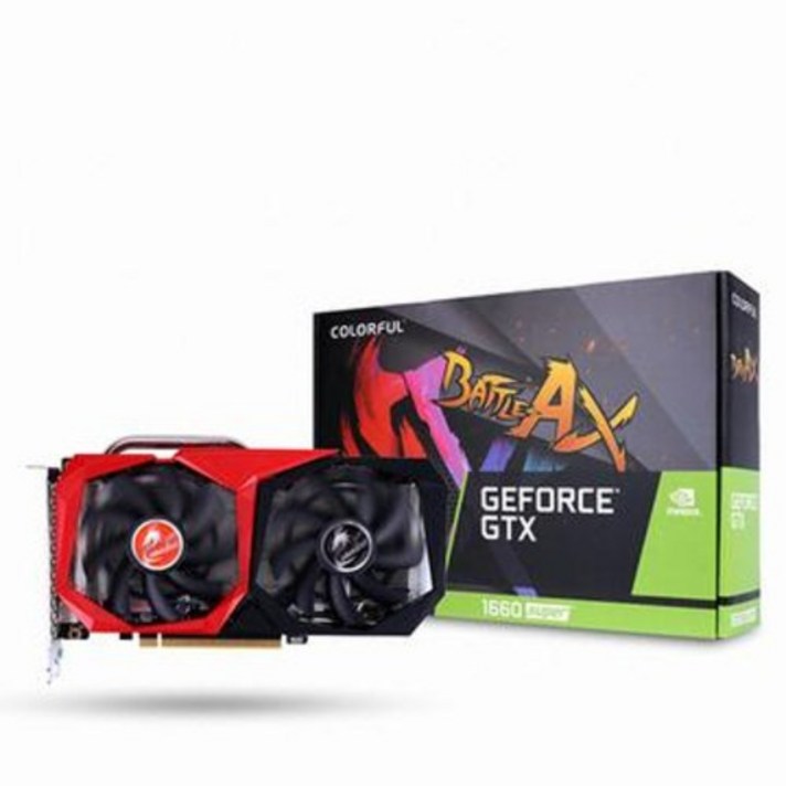 컬러풀 지포스 GTX 1660 SUPER 토마호크 D6 6GB 그래픽 카드 ((주)웨이코스)