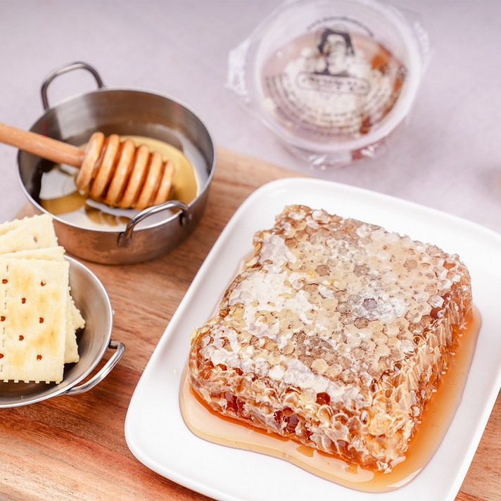 벌집째 먹는 국산 팩 벌집꿀 290g