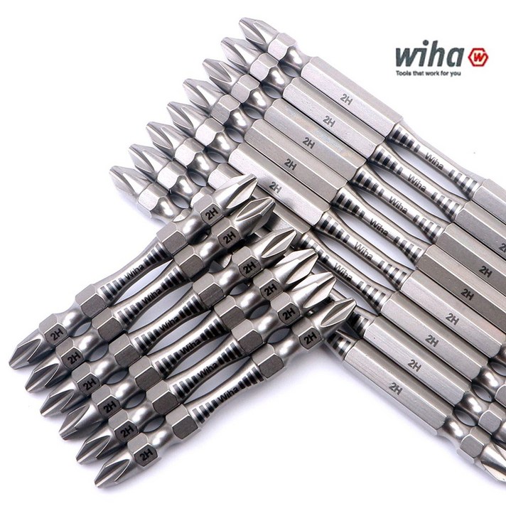 이하 토션빗트 충격흡수 2x65 2x110 토선 비트날 WIHA 드라이버날, 1개