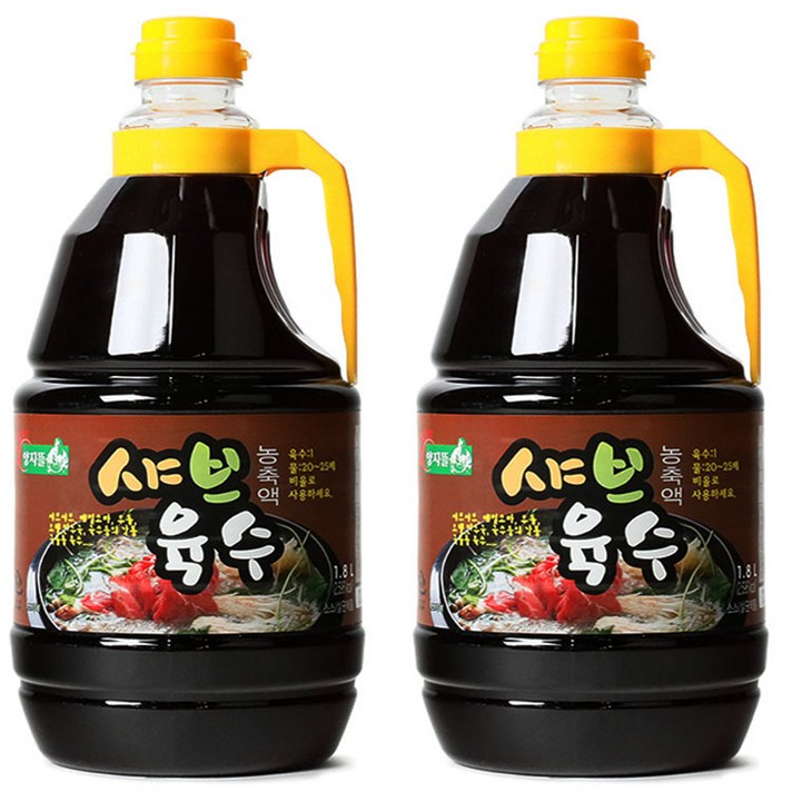 양지뜰 샤브육수 농축액, 1.8L, 1개