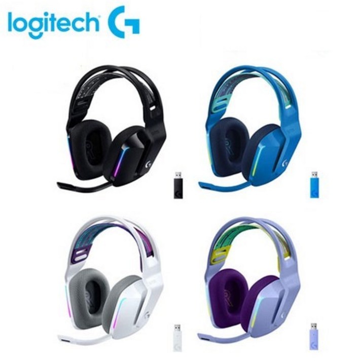 로지텍 G733 라이트스피드 무선 게이밍헤드셋 / Logitech G733 Lightspeed Wireless Game Headset, Lilac