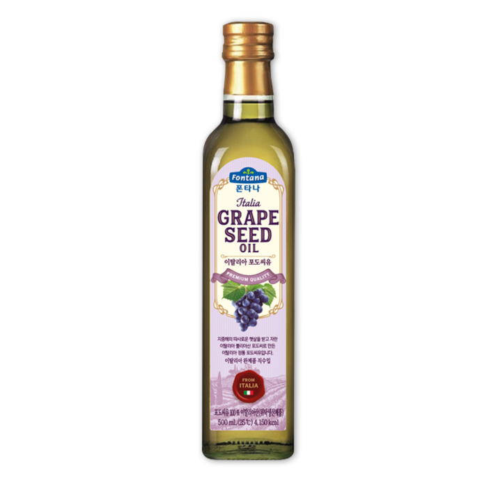 폰타나 이탈리아 포도씨유 500g, 500ml, 4개