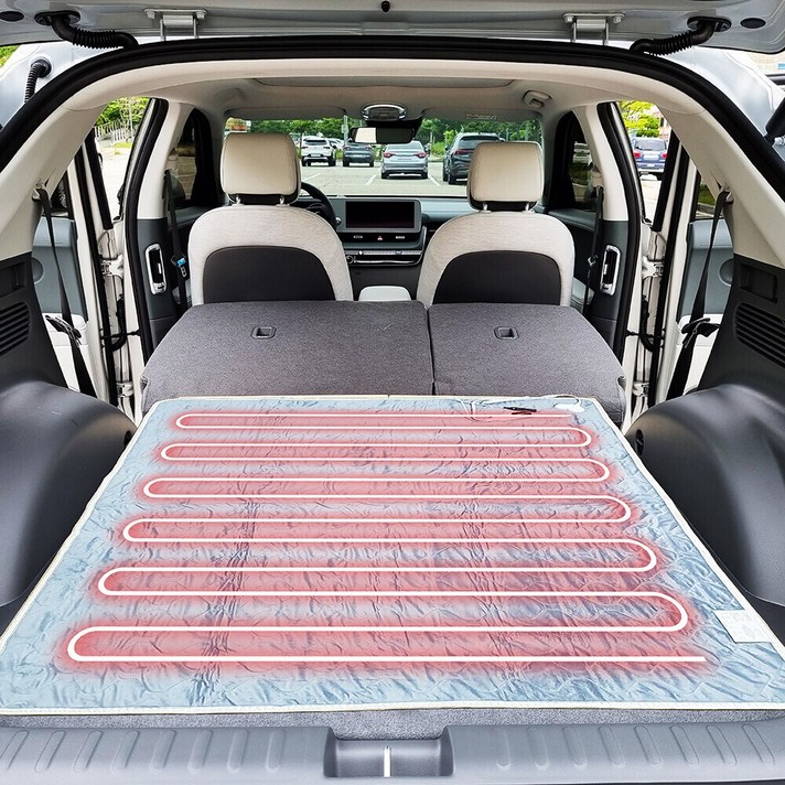 숨쉼 12v 전기장판 12V차박 온열매트 더블 1200x1500, 차량용 12V 시거잭형