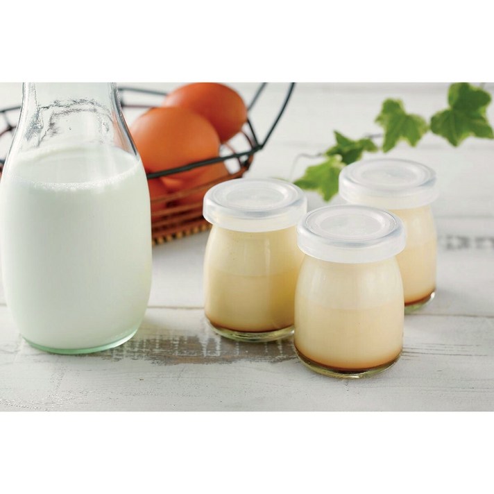 카도이의 맛 일본식 수제 커스터드 푸딩 5개입, 1개, 100g, 100ml