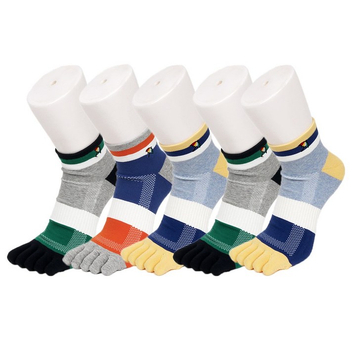 아놀드파마 남성용 발가락양말 단목 쿠션스포츠 5켤레 AP5105