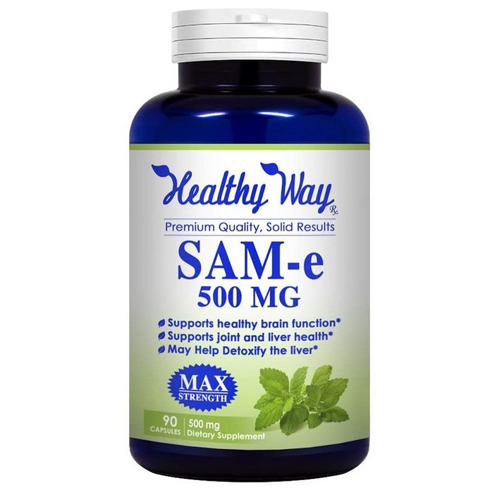 Healthy Way 헬시웨이 SAM-e 메티오닌 샘이 500mg 90정 1병, 1개, 제품제목참조