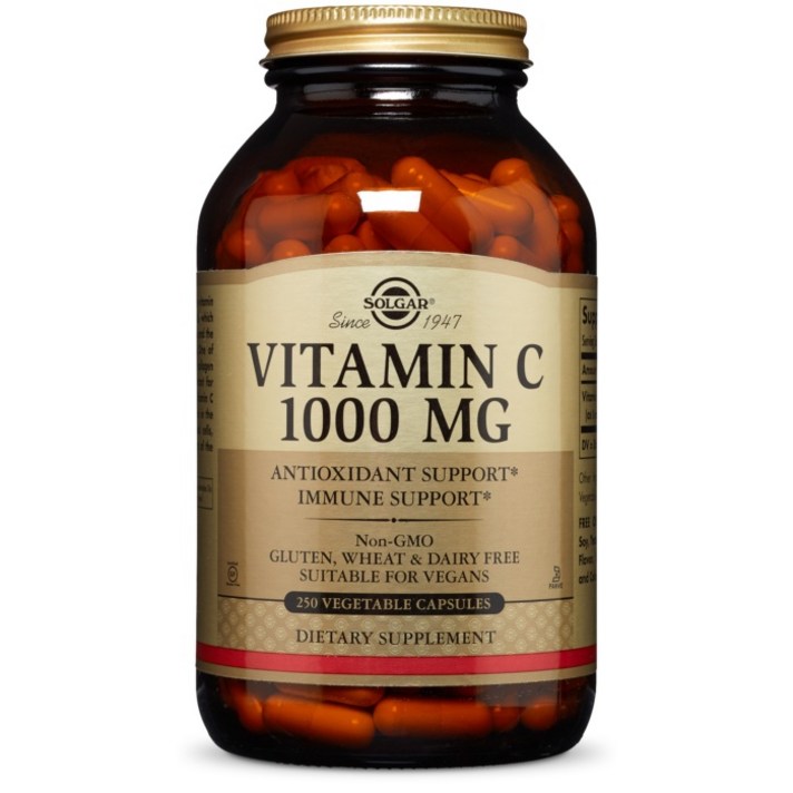 솔가 비타민 C 1000mg 베지터블 캡슐, 250개입, 1개