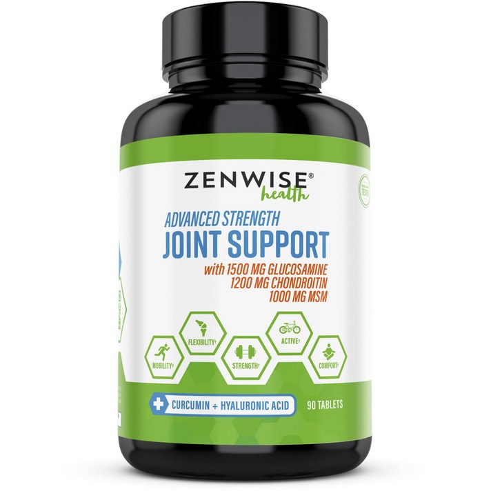 젠와이즈헬스 어드밴스드 스트렝스 조인트 서포트 타블렛, 90개입, 1개