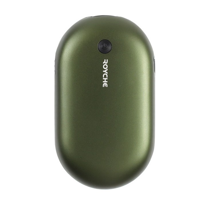 로이체 Ah-HOT HW-03양면발열 충전식 손난로 보조배터리, 그린, HW-03