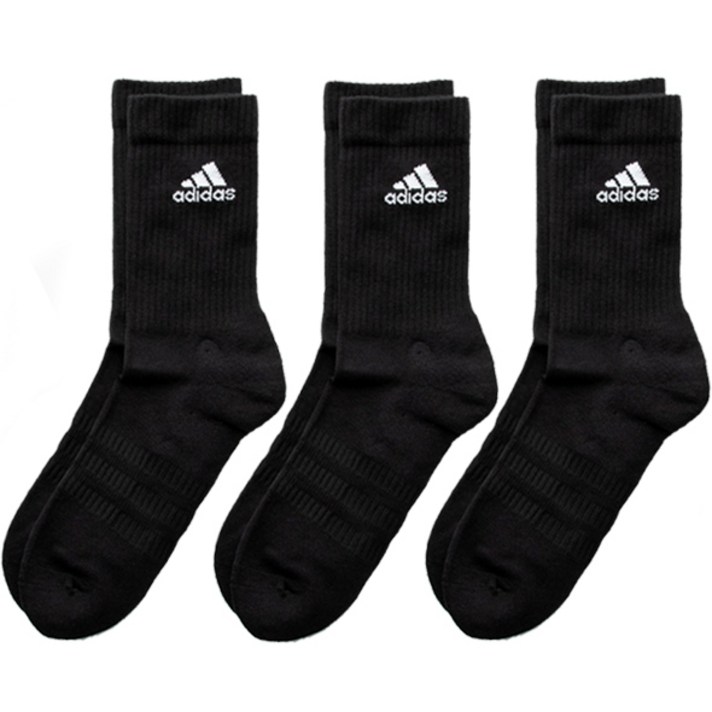 아디다스 쿠션크루 블랙 양말 3세트+볼펜