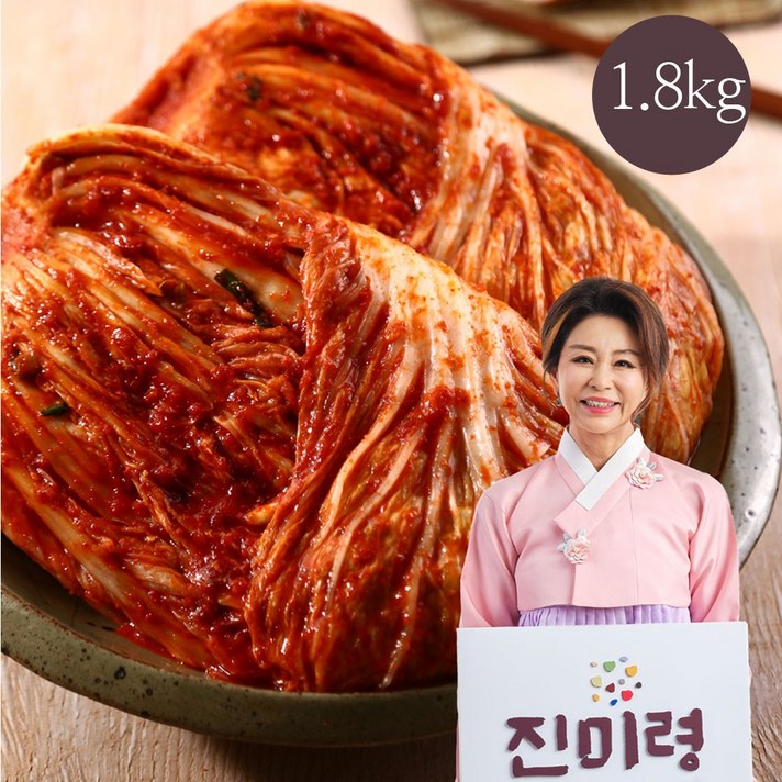 진미령 김치 프리미엄 포기김치 총각김치 열무김치 깍두기 나박김치, 1박스, 01.포기김치 1.8kg