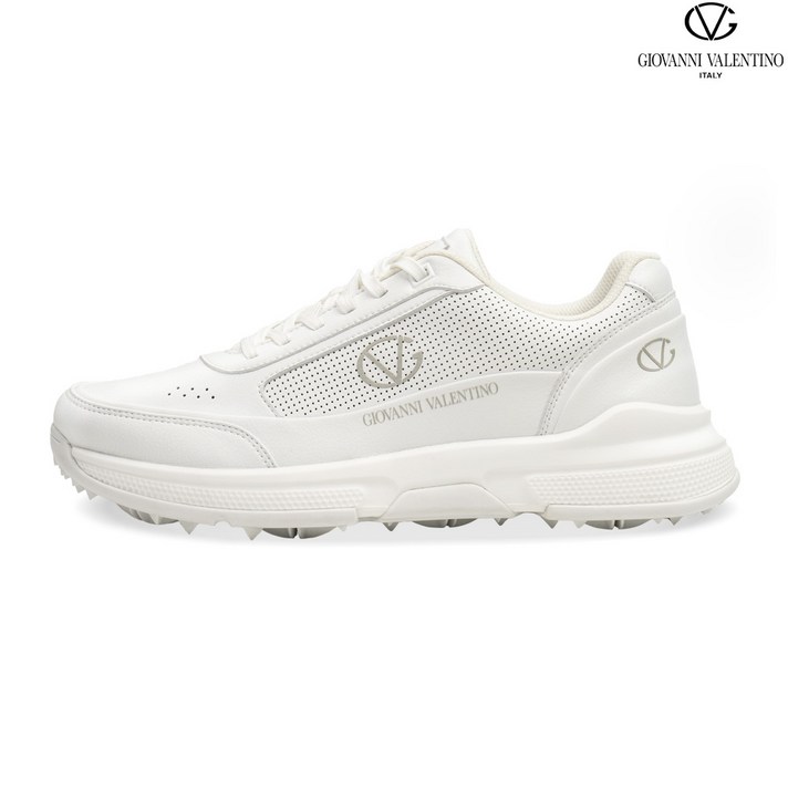 GIOVANNI VALENTINO 발렌티노 트래블 골퍼 골프화 화이트 JG1F041WT 런닝화 남녀공용