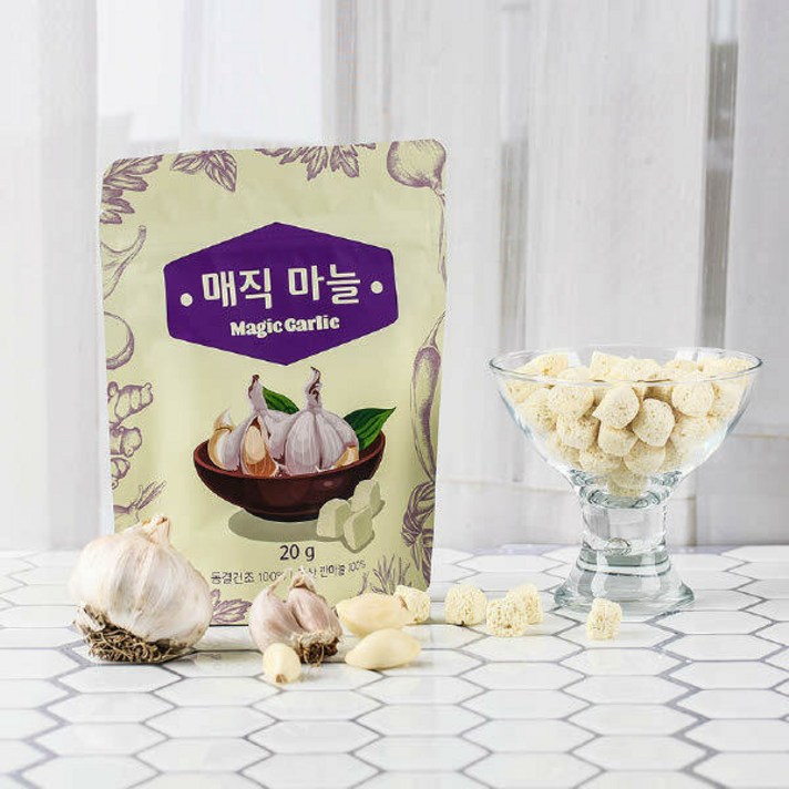 행복한농부 동결건조 다진 마늘 큐브 20g x 1봉