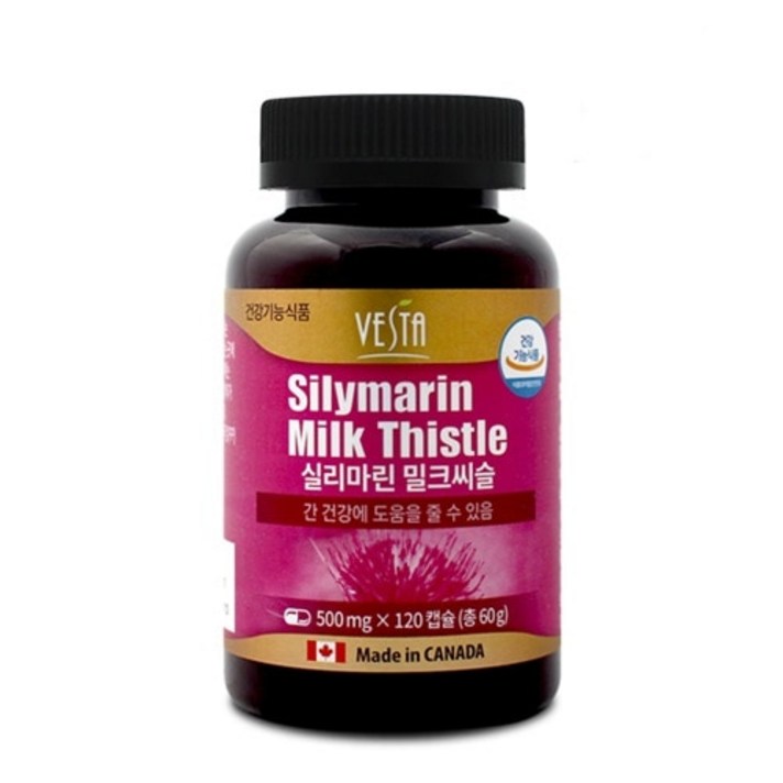 캐나다 밀크씨슬 간기능 피로개선 120정 3개 온가족