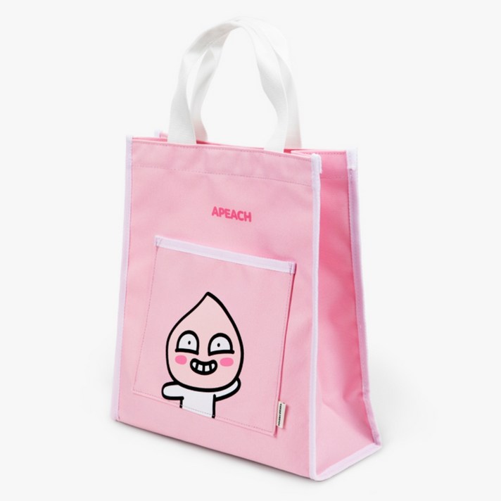 [정.품] 카카오프렌즈 중학생 초등학생 신발주머니 실내화가방 어린이집졸업선물 초등학교입학, 라이언