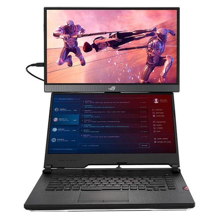 에이수스 43.8cm FHD ROG STRIX 휴대용 게이밍 모니터, XG17AHP