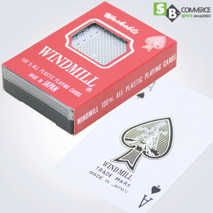 경기용 카지노게임 윈드밀 플라스틱 카드 일본산원단