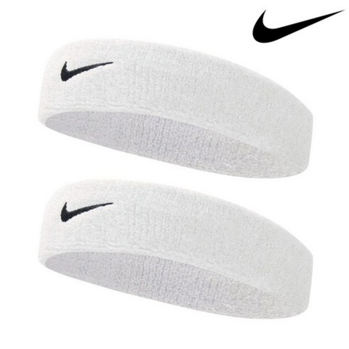 나이키 스우쉬 헤드밴드 2p AC2285-101, 화이트