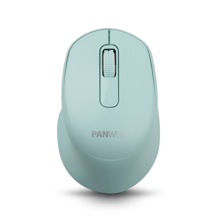 팬웨스트 무소음 무선마우스 PANWEST PW815 라이트블루, 라이트 블루