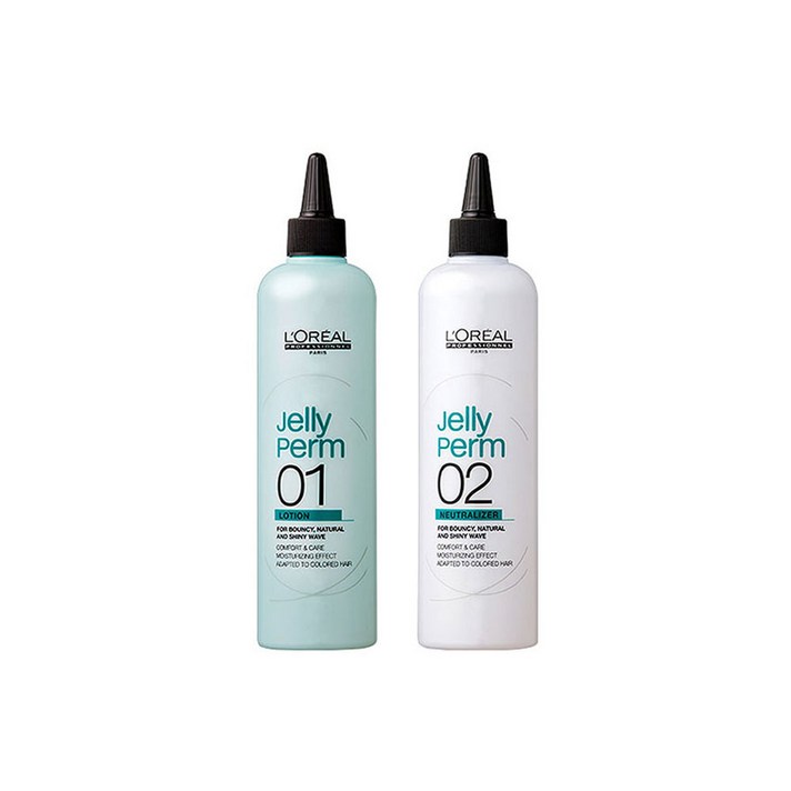 로레알 프로페셔널 파리 젤리 펌 1 2제 400ml 멀티 파마약 웨이브펌, 1개