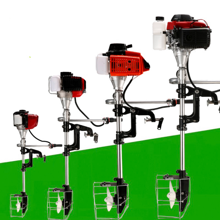 보트 모터 선외기 추진기 엔진 2/3.5/4마력 고무보트, 4 행정 144F 엔진  4.0마력