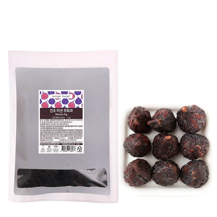 [딜라잇가든]건조 미션 무화과 1kg, 단품