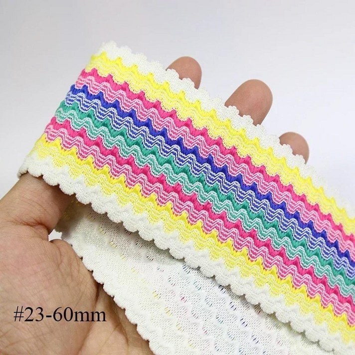 재봉 미싱  컬러 자카드 탄성 밴드 리본 의류 스커트 바지 허리 벨트 바인딩 고무 DIY 바느질 액세서리 2 3 5M 50mm