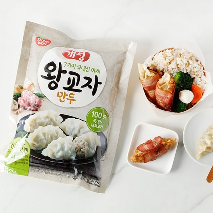 [K쇼핑][동원] 개성 왕교자만두 494g X 6봉 /냉동만두/간식