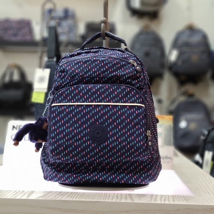 키플링 백팩 이치와 스몰(ICHIWA S) jABA13-BU/D 가벼운 수납좋은 외출가방