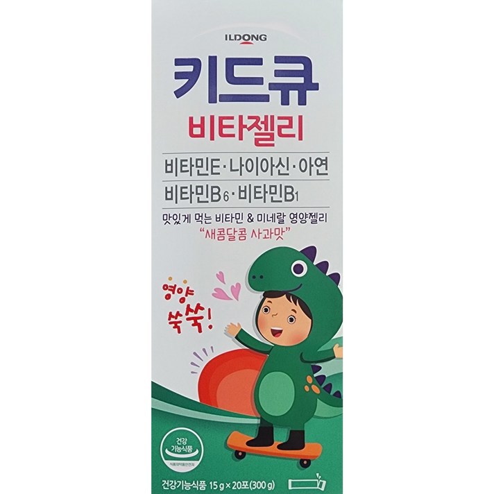  키드큐 비타젤리 어린이 종합영양제, 15g, 40개 