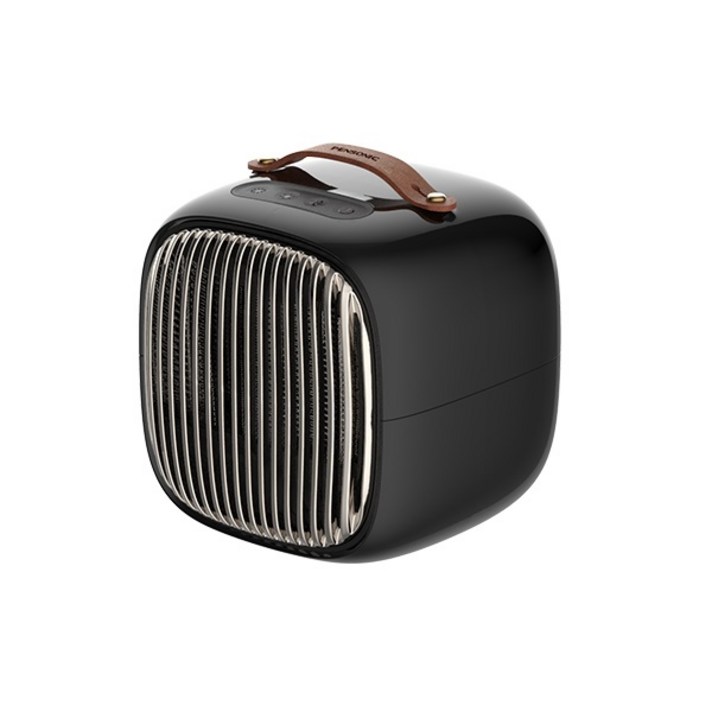 펜소닉 미니 전기 히터 가정용 사무실 발 난로, 시크블랙