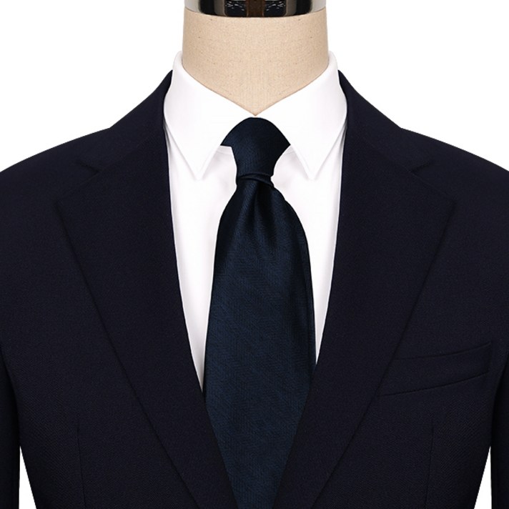 갤럽코르바타 헤링본 솔리드 시그니처 남성 수동넥타이