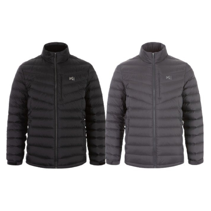 밀레 핏감 완벽 보온력 싹쓰리 남성 구스 경량 다운 등산 패딩