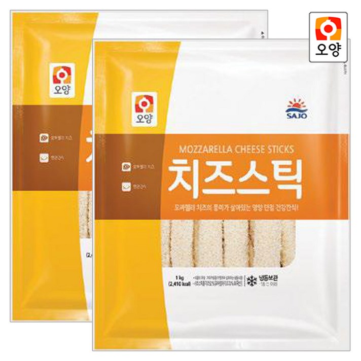 [퀴클리몰] 사조오양 치즈스틱 1kg x 2개