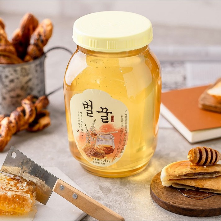 산내들농원 벌꿀2.4kg 국산 산지직송