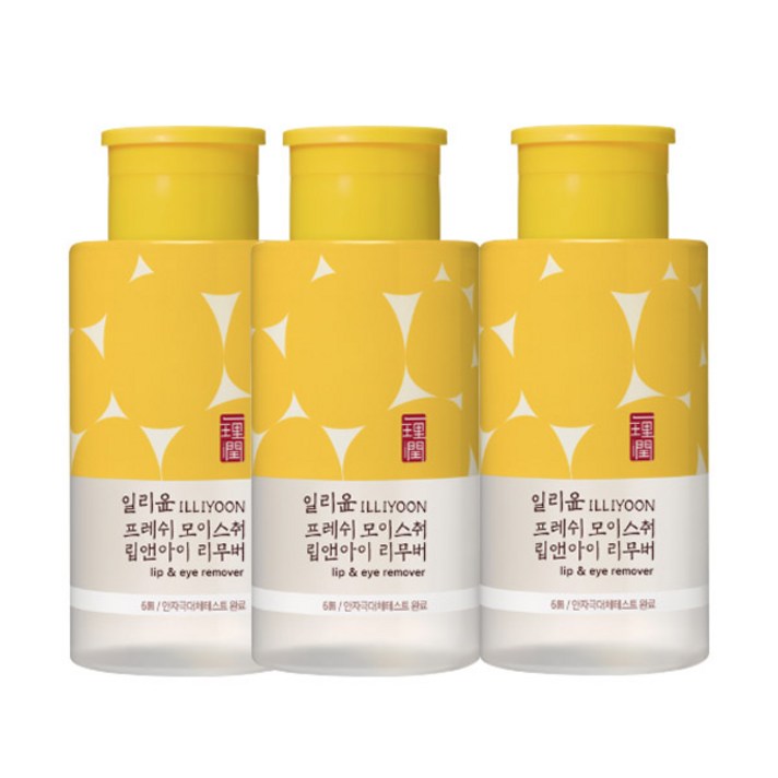 일리윤 프레쉬모이스춰 립앤아이 리무버 300ml 3개