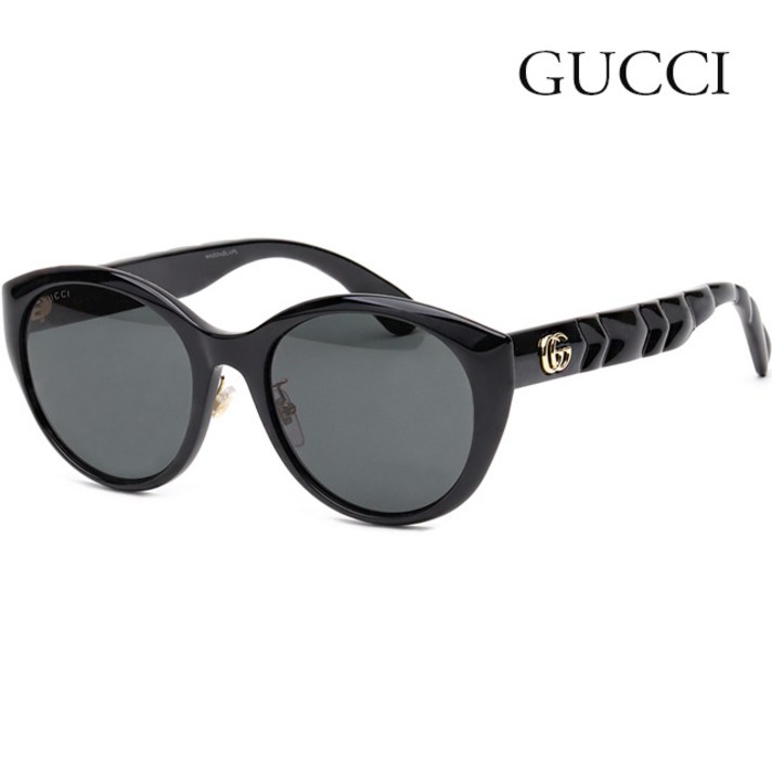 구찌 선글라스 GG0814SK 001 명품 블랙 뿔테 아시안핏 여성 패션 브랜드