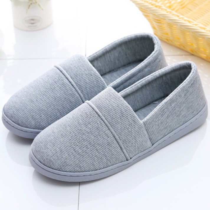 홈앨리스 심플무지 덧신(고무바닥)어린이집 유치원 선생님 보육교사 슬리퍼 거실실내화, 그레이