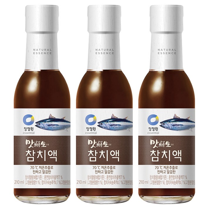 청정원 맛선생 참치액 210ml x 3개