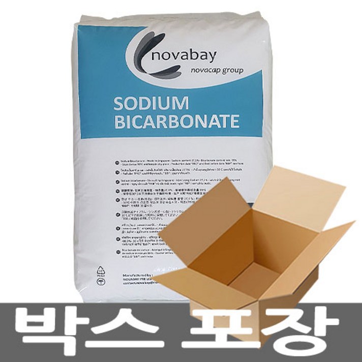 고구려디엠 베이킹소다 (싱가포르 novabay 식품첨가물) 25kg / 박스포장 / 대용량, 1포