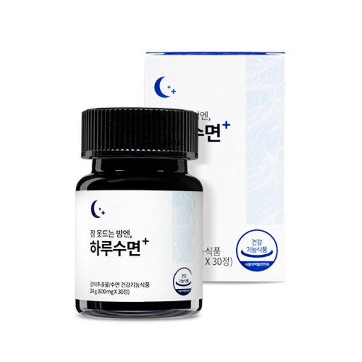  슬룸 하루수면 숙면 수면 건강기능식품 감태 추출물 800mg, 30정, 1개 
