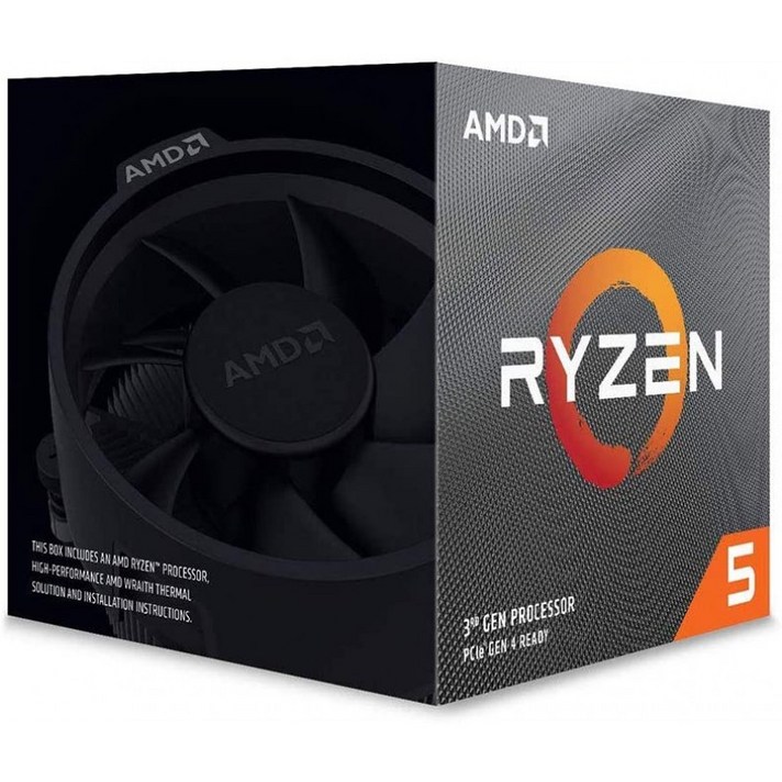 AMD Ryzen 5 3600X 6-Core Writh Spire Cooler가 포함된 12-Thread Unlocked Desktop Processor, 단일옵션