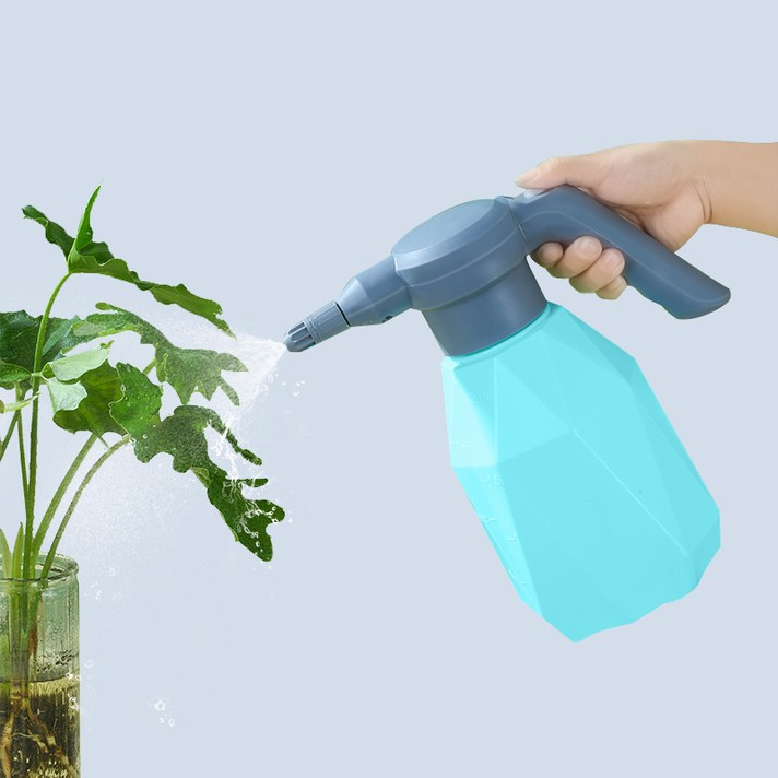  스피세프 충전식 전동 분무기 무선 다용도 원예용 압축분무기 2L, 블루, 1개 