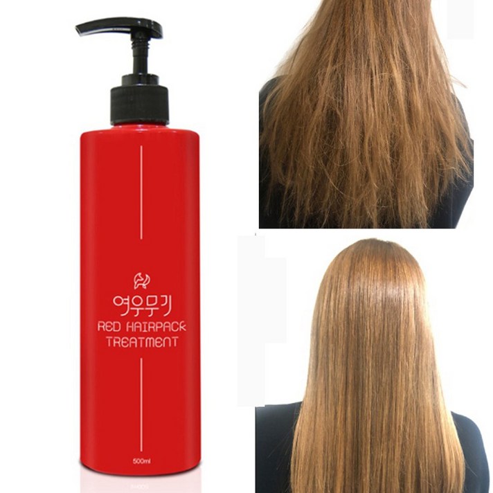 여우무기 물미역 극손상 헤어단백질팩 트리트먼트 500ml, 1개