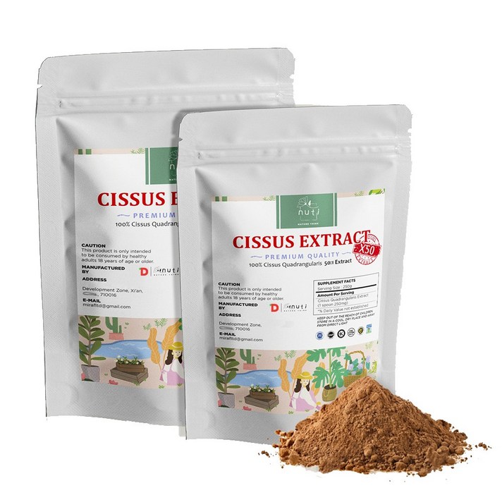 NUTI 시서스가루 대용량 24개월분 1+1 50배 농축추출물 시서스, 1개, 대용량 정식통관 안심시서스가루 250g 1+1